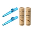 thumbnail image 1 of Unique Bargains Blue Kazoo Musical Instrument Aluminum Alloy with Beautiful Cylindrical Box 2 Pack, 1 of 7