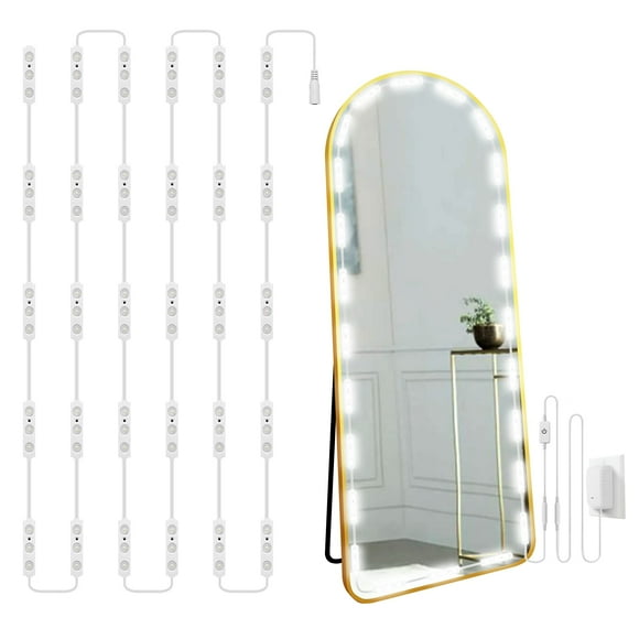 Kit de luces LED de espejo LED regulables LPHUMEX, 4,3 m