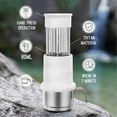 thumbnail image 2 of Yajisi Portable Coffee Maker 2-in-1 Travel Espresso Machine Compatible with NES Capsules and Ground Coffee Hand Press 120ml Cup 80ml Tank White Edition for Camping Office and Travel, 2 of 9