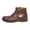 BROWN BLACK, variant on Elegante Men's Pisa Leather Ankle Boots, Brown \ Black,10 M US