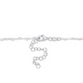 thumbnail image 2 of Miabella Collier à Maillons Cœur en Émail Blanc en Argent Sterling, 2 of 5