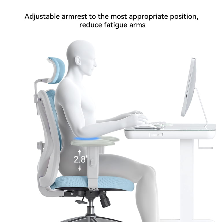 Sihoo M18 High Back Ergonomic Office Chair, Blue photo 3