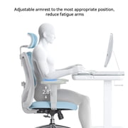 SIHOO M18 Ergonomic Office Chair, High Back Computer Chair, Adjustable Computer Desk Chair with Lumbar Support, 300lb,Blue