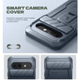 thumbnail image 4 of Dexnor for Google Pixel 9A Case with Slide Camera Cover & 2 Front Frames & Built-in Screen Protector & Heavy-duty Kickstand, Full-body Shockproof Protective Cover Rugged Bumper for Pixel 9A, Blue, 4 of 7