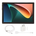 thumbnail image 1 of Tableta de 10,1 pulgadas, 6 GB de RAM, 256 GB de ROM, compatible con llamadas de red 4G, WIFI 5G, tableta PC de banda dual para Android 11, enchufe estadounidense dorado de 100 a 240 V, 1 of 14