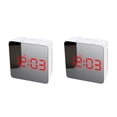 thumbnail image 4 of Bearachild LED Digital Alarm Clock Bedroom Living Powered Clocks Projector Function Type-c Light Radio Sensing Auto Room Snooze Type1 NO1, 4 of 6