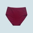 thumbnail image 2 of Diufon Cotton Briefs for Women High Waist Full Coverage Underwear Solid Color Comfortable Panties, 2 of 7