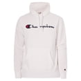 thumbnail image 5 of Champion Script Logo Embroidery Pullover Hoodie, White, 5 of 5