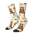 thumbnail image 1 of Fotbe Cute Bee Honey Jar Hive Bear Calcetas Largas con Estampado para Hombre y Mujer – Calcetas de Compresión Transpirables y Elásticas, Viajar y Uso Diario Talla 5-11, 1 of 6