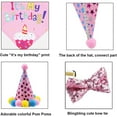 thumbnail image 4 of Pet birthday party outfit Birthday props Birthday towel birthday hat dress up - style2, 4 of 5