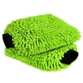 thumbnail image 1 of AIDEA Car Wash Mitt Microfiber, 2PK Scratch Free Lint-Free, Premium Chenille Microfiber Wash Mitt Car Wash Brush, Green, Regular Size 7.12''X10.14'', 1 of 1