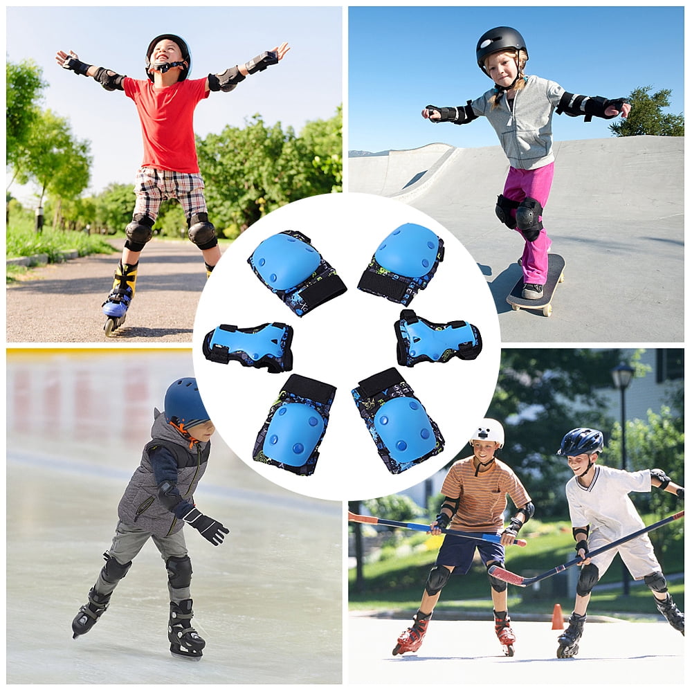 Kit De Protection Genouillères Et Coudières Arc-en-ciel CKE Pour Enfants 3-8 Ans - Skate, Vélo, Rollers - 5