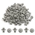 thumbnail image 2 of Unique Bargains 100pcs Gray 8mm Dia Hole Car Bumper Push in Type Plastic Clips Rivets Fastener, 2 of 2