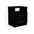 thumbnail image 6 of Home Square 2-Piece Set with 2 Drawer Night Stand & 5 Drawer Dresser, 6 of 20