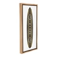 thumbnail image 4 of Stupell Industries Glam Brand Surfboard Nature Painting Brown Floater Framed Canvas Art Print Wall Art, 14 x 31, 4 of 10