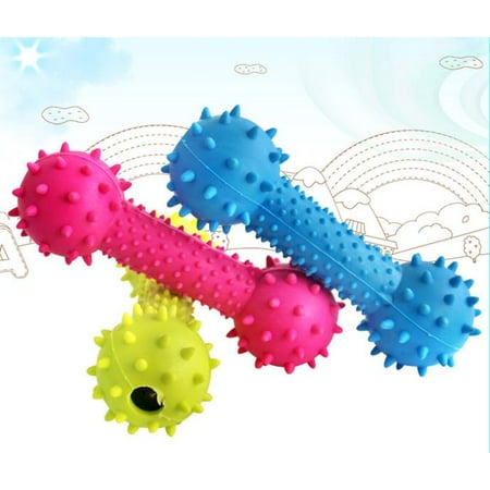 Outtop Pet Dog Puppy Rubber Dental Teeth Chew Bone Play Training Fetch Fun Toys (Best Puppy Chew Toys And Bones)