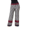 thumbnail image 2 of White Mark Women's Plus Size Printed Palazzo Pants, 2 of 3