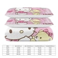 thumbnail image 2 of Hello Kitty 3-Piece Comforter Set for Bedroom, Hello Kitty Bedding Set for Kids Adults, Soft Microfiber Duvet Cover Set with Zipper Closure, 1 Duvet Cover + 2 Pillow Covers, 2 of 8