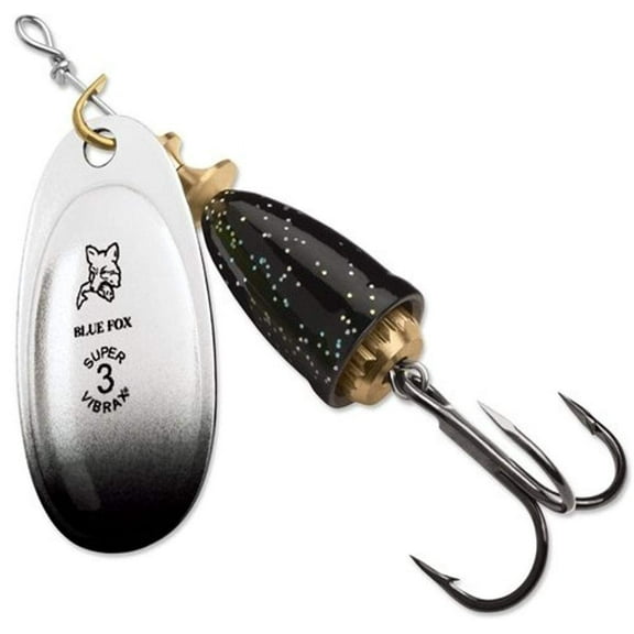 Blue Fox Classic Vibrax 06 Terminal Tackle, Black Chartreuse Candy Back, Size 6 60-60-275IC