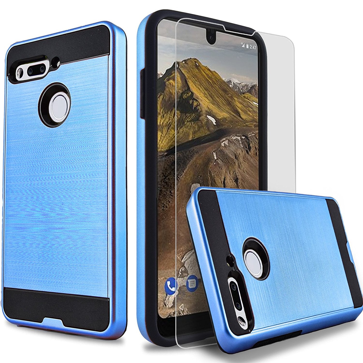 Essential Phone PH1 Case, 2Piece Style Hybrid Shockproof Hard Case