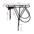 thumbnail image 1 of Ximing Bike Cargo Rack Rear Bike Rack Replacement Accessories Shelf Carrier Rack Rear Luggage Cargo Rack for Riding, 1 of 10
