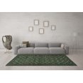 thumbnail image 3 of Ahgly Company Machine Washable Indoor Rectangle Persian Turquoise Blue Traditional Area Rugs, 7' x 10', 3 of 4