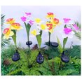 thumbnail image 1 of ¡Compra Inteligente!, Luces solares de flores Decoración de patio de villa Luces solares de flores de narciso Luces para exteriores Akmoler, 1 of 8
