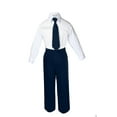 thumbnail image 7 of Infant Toddler BOY Kid Teen WEDDING CHURCH FORMAL TUXEDO Vest SUIT sz 0M-20 NAVY, 7 of 7
