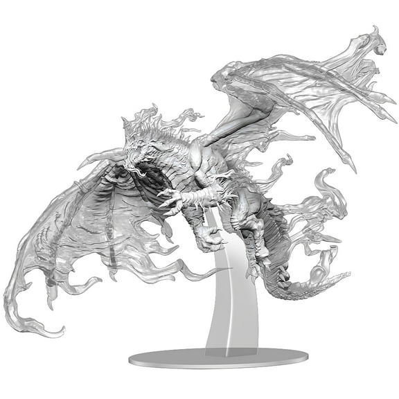 D&D Nolzur's Marvelous Miniatures: Adult Blue Shadow Dragon - Unpainted RPG Figure, Dungeons & Dragons, Display Or Use With Your Tabletop Roleplaying Games