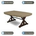 thumbnail image 3 of Covers & All Poker Table Cover 12 Oz Waterproof - 100% Weather Resistant Outdoor Game Table Cover with Elastic at 4 Sides (84" W x 42" D x 8" H Inches, Beige), 3 of 6