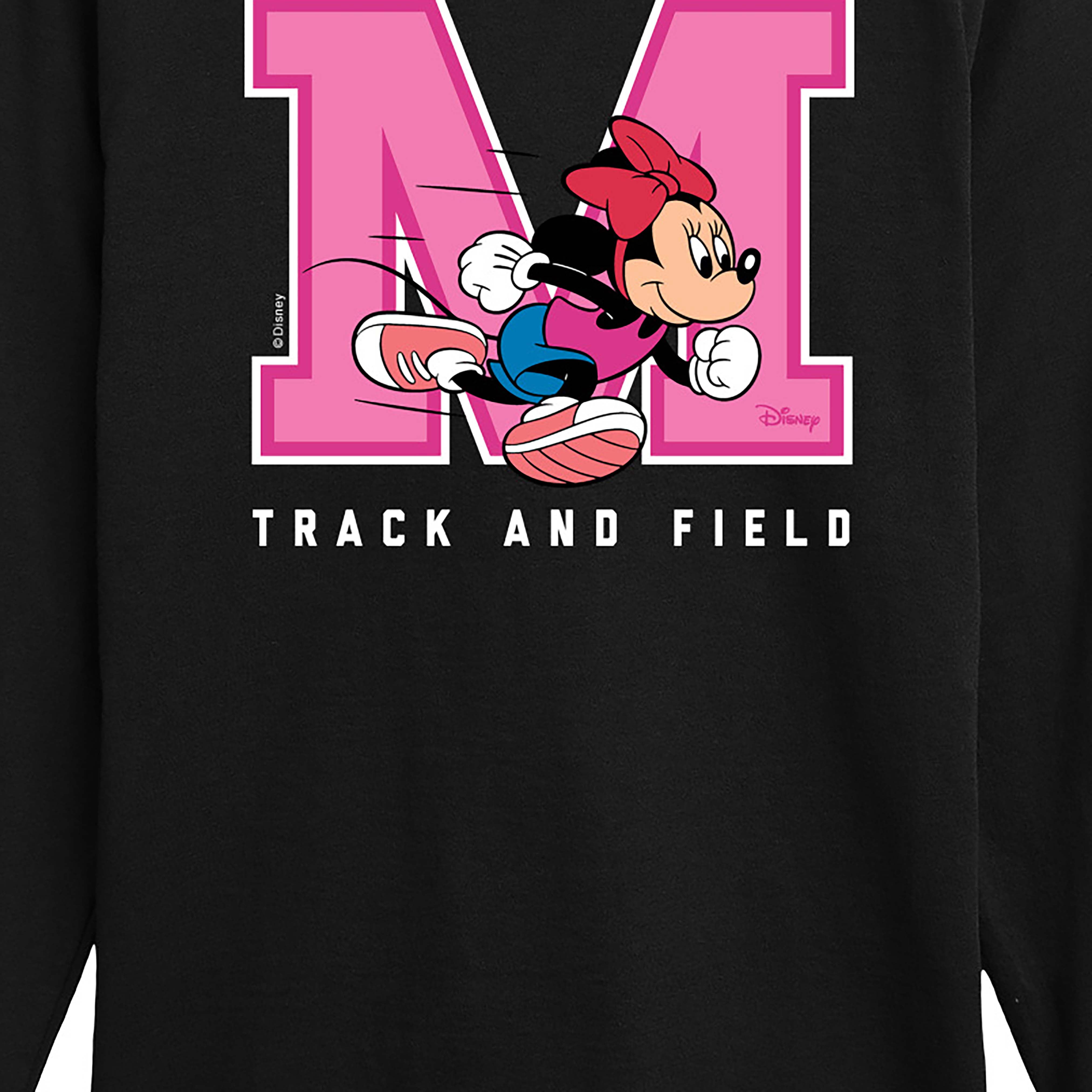 Disney - Minnie Track And Field - Toddler And Youth Long Sleeve Graphic T-Shirt
