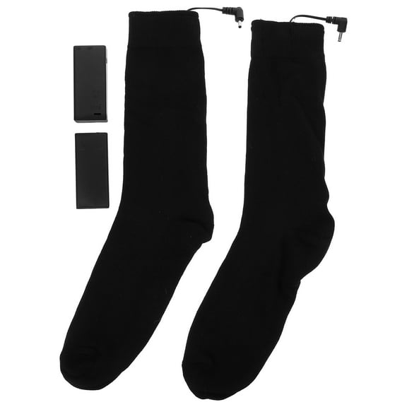 Battery Heated Socks with Remote Control, Electric Knee High Warm Socks for Men and Women, Outdoor Heated Socks for Cold Weather