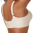thumbnail image 6 of Yunleeb Smooth T-shirt Bra for Women,Full Coverage Bra YL01-Nude L, 6 of 8