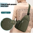 thumbnail image 6 of Men's Hiking Chest Pack,Outdoor Sling Bag,Travel Crossbody Bag,Sports Shoulder Bag,USB Charging Chest Bag,Waterproof Hiking Bag,Anti-Theft Crossbody Pack,Cycling Shoulder Bag, 6 of 8