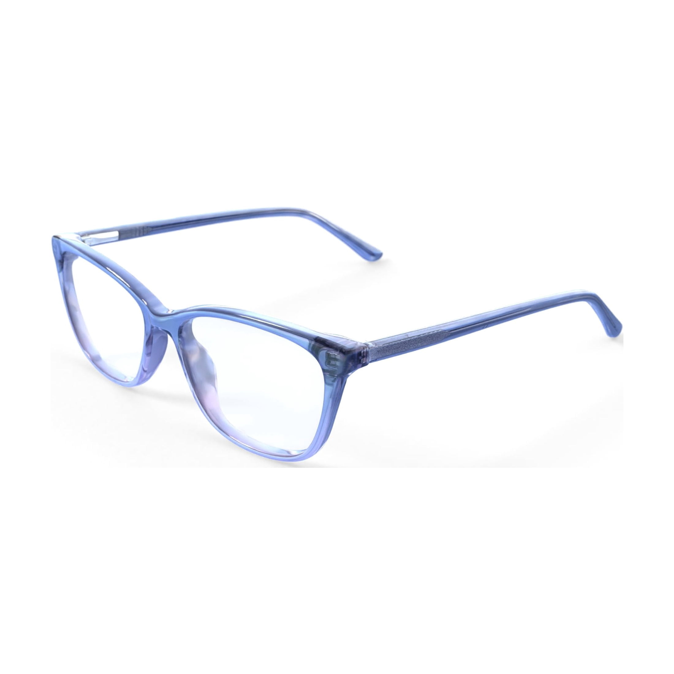 Womens Pam Rx'ble Eyeglasses with Case, SMOKE