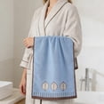 thumbnail image 4 of Toallas faciales gruesas para adultos, paños de baño ultrasuaves y absorbentes, reutilizables para uso doméstico diario. Tejido altamente absorbente para secar la cara, las manos y el cuerpo., 4 of 6