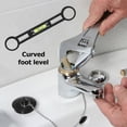 thumbnail image 4 of Herramientas de rango válvula de agua mixta pie curvado nivel de Ehuebsd pie curvado grifo de baño herramientas de rango de giro accesorios de grifo, 4 of 9