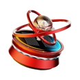 thumbnail image 2 of Dalazy Car Air Freshener Solar Power Suspension Aromatherapy Smell Rotating red, 2 of 8