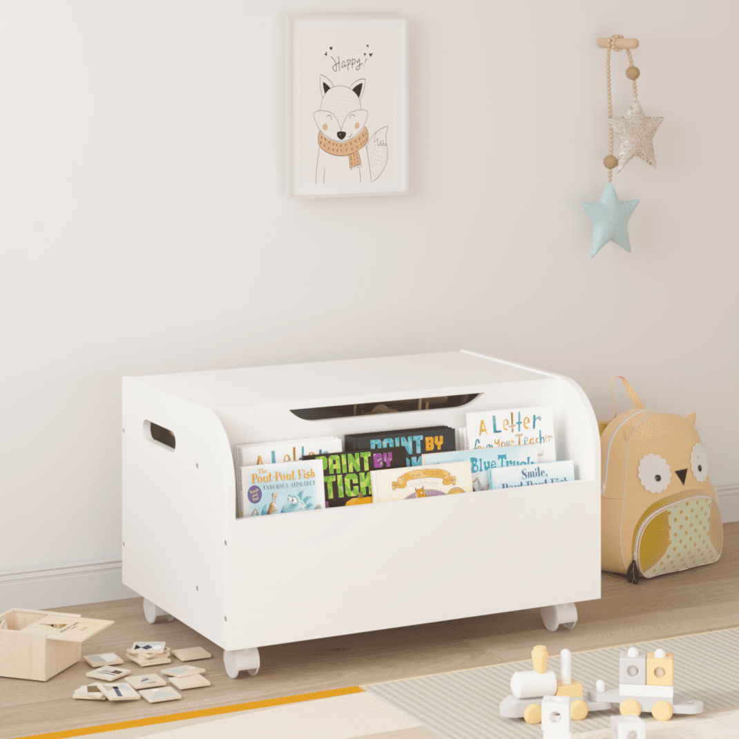 Delta Children Classic Wood Toy Box, Bianca White - Walmart.com