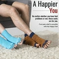 thumbnail image 3 of Foot Alignment Socks with Toe Separators by My Happy Feet | for Men or Women | White (Large), 3 of 5