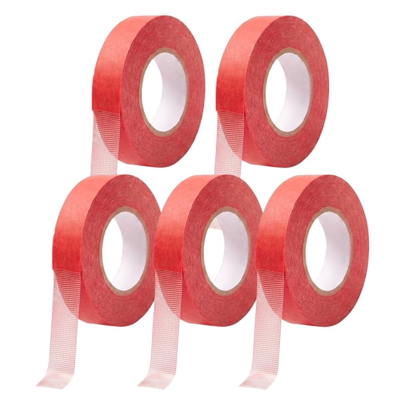 Clearance Sale! | Heavy Duty Double Sided Fabric Tape, No Sew No Iron Hem Tape For Clothes Curtains Pants, Permanent Adhesive Tape For Quick Hem Repair DIY Craft, Pack Of 5 Rolls(0.7In)