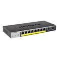 thumbnail image 2 of NETGEAR 8-Port Gigabit PoE+ Ethernet Smart Managed Pro Switch with 2 Copper Ports and Cloud Management, Black, 2 of 4