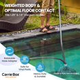 thumbnail image 5 of Triangular Pool Vacuum Head with Bottom & Side Brushes | Weighted Body | Durable Premium Bristles | Rotatable Swivel Hose Connection | Cleaning for Inground & Above Ground Pools, 5 of 5
