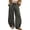 Army Green, variant on Corduroy Barrel Pants Women Y2k Plaid Patchwork Panels Wide Leg Pants Women with Pockets Loose Fit Drawstring Streetwear Vintage Fall Winter Black Pants for Women