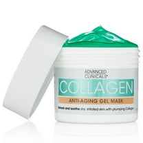 Advanced Clinicals Collagen Anti-Aging Gel Face Mask to Soothe Skin. 5 fl oz