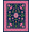 Blue, Pattern 3, variant on ODIKA 4'x6' Machine Washable Non-Slip Area Rug, Blossoming Meadow Artistic Floor Covering High Traffic Rug, Pink, 336742