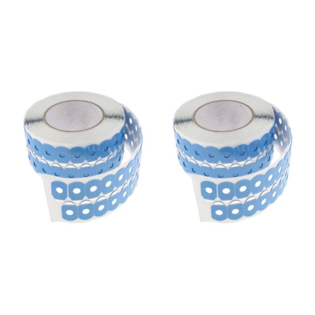 Scienceny 1000 Pcs Optical Eyeglasses Lens Anti-Slip Pads Blocking Roll Sticker Azul 18.5x29mm 100 piezas 2piezas