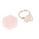 thumbnail image 3 of Kit de piedras de cristales naturales de imitación, anillo, colgante, para meditación, yoga, decoración de oficina en el hogar rosa, 3 of 6