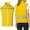 Yellow, variant on Toptie Volunteer Supermarket Uniform Safety Vest Activity Event Vest with Reflective Stripes Slim Fit-LightGreen-M