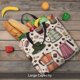 thumbnail image 5 of Fotbe Vintage Coffee Bolsa Tote con Estampado para Mujer, Bolsos con Cremallera, Bolsa de Hombro Casual de Gran Capacidad con Bolsillos Internos, 5 of 7